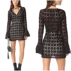 Free People Back to Black Mini Dress